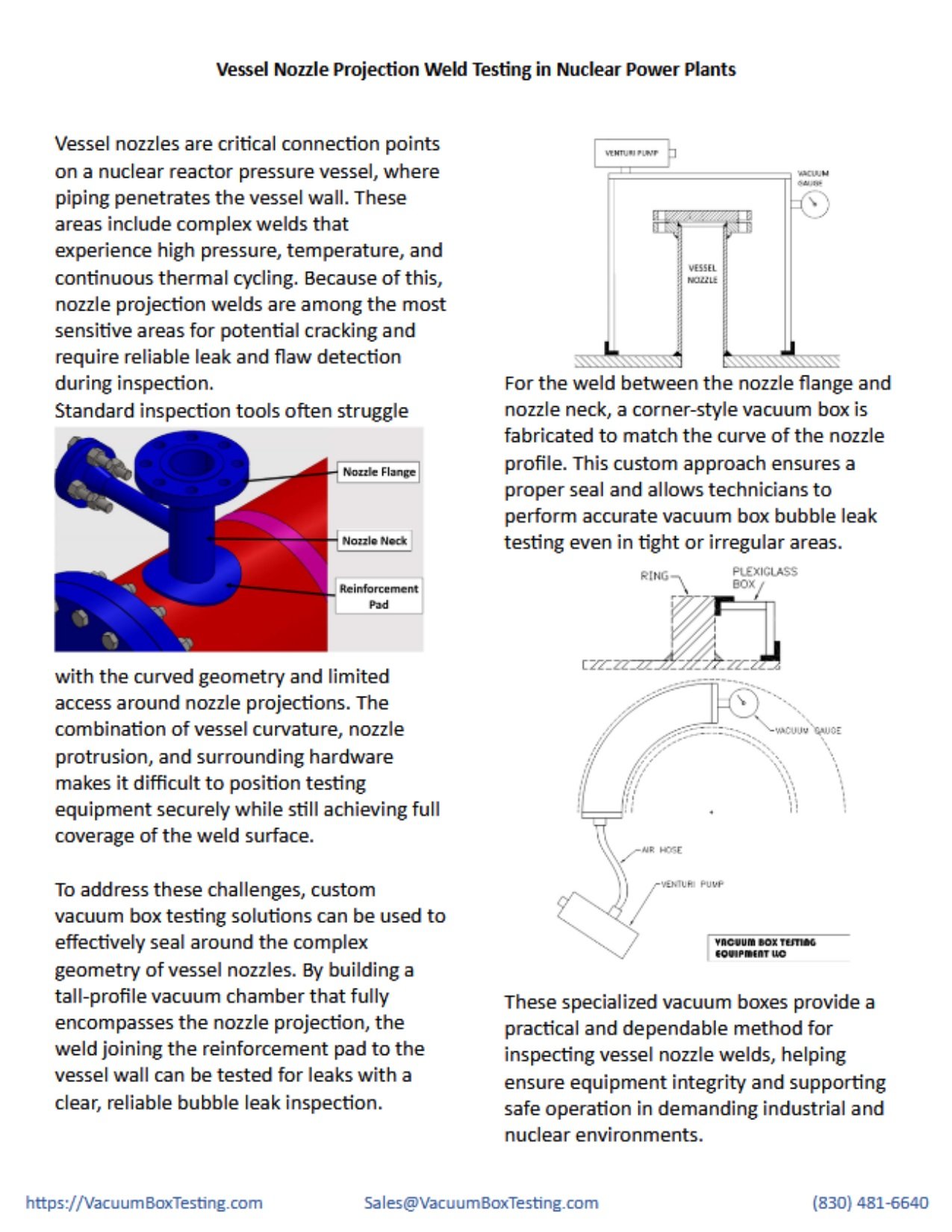 Vessel Nozzle Projections